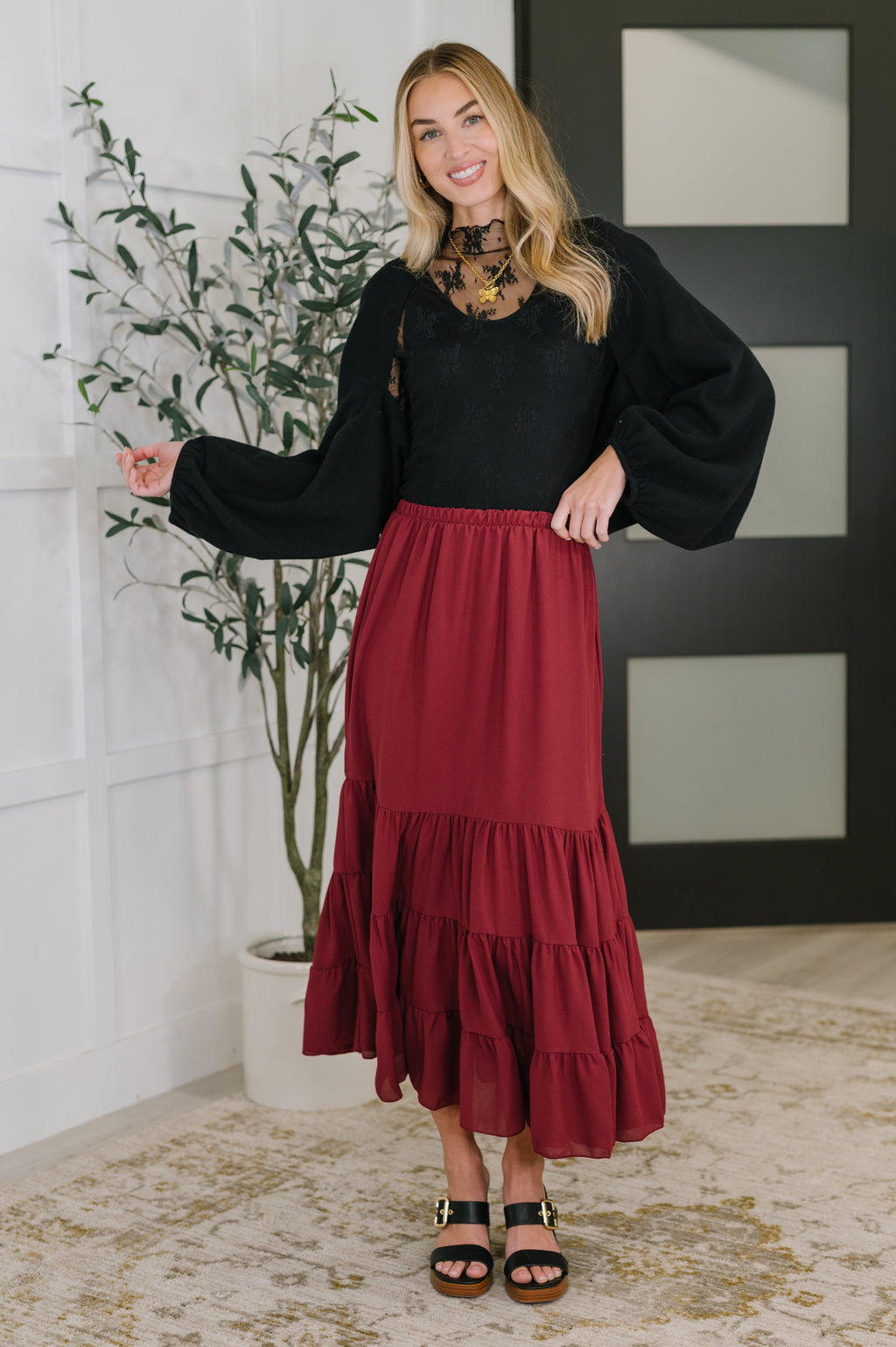 Hazel Blues® |  Short But Sweet Shrug in Black