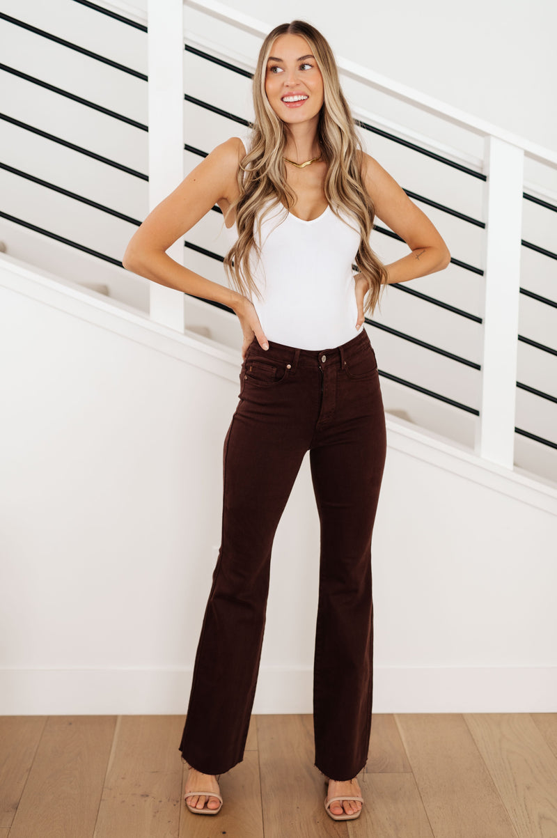 Sienna Tummy Control Jeans by Judy Blue - Red - FINAL SALE