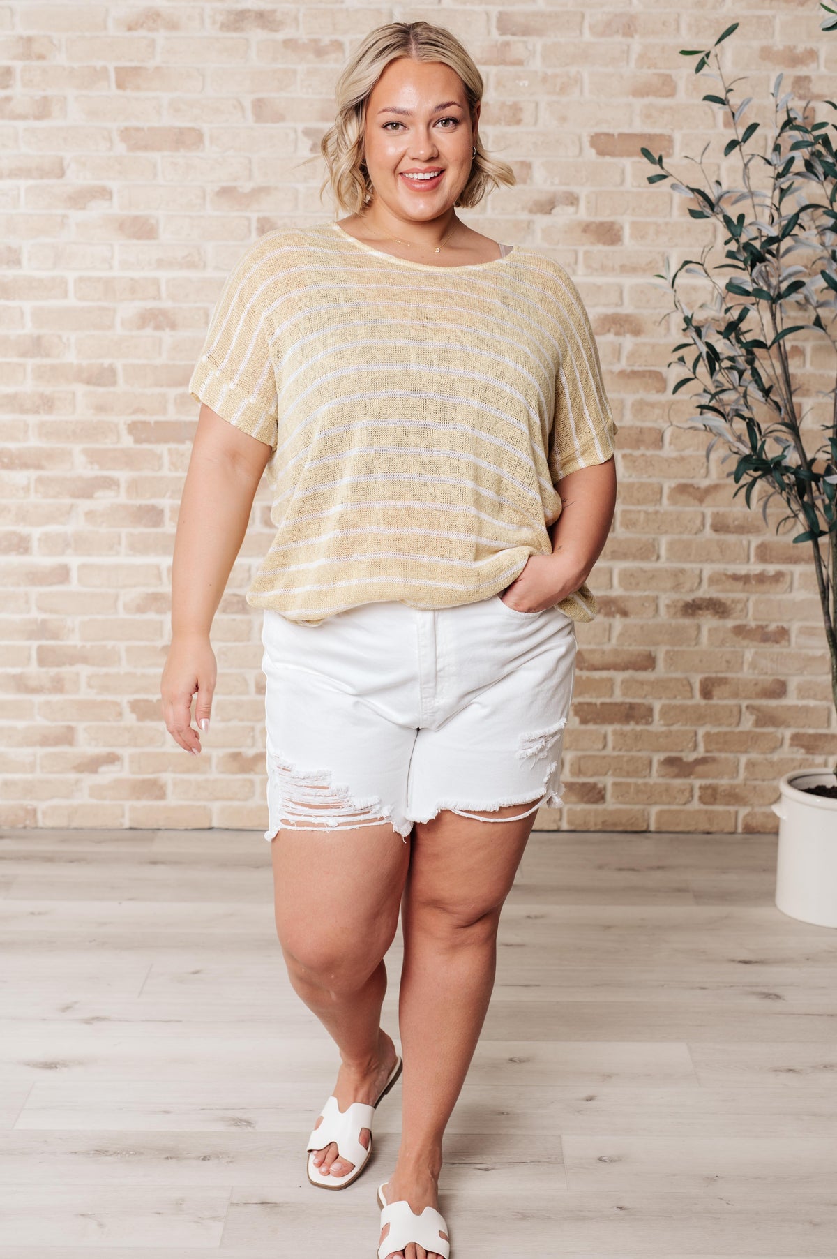 Hazel Blues® |  Simply Sweet Striped Top