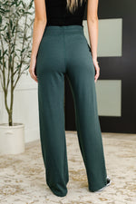 Hazel Blues® |  Slow Mornings High Waisted Sweats in Jungle Green
