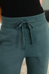 Hazel Blues® |  Slow Mornings High Waisted Sweats in Jungle Green