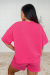 Hazel Blues® |  Slow Sunday Ribbed Knit Set in Hot Pink