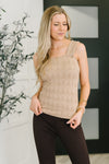 Hazel Blues® |  Smokey Fleur Floral Jaquard Tank