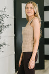 Hazel Blues® |  Smokey Fleur Floral Jaquard Tank
