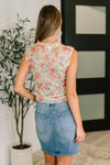 Hazel Blues® |  Snatched & Sassy Sheer Layering Top in Chartreuse