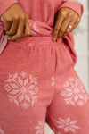 Hazel Blues® |  Snowflake Sniffles Pajama Set in Red