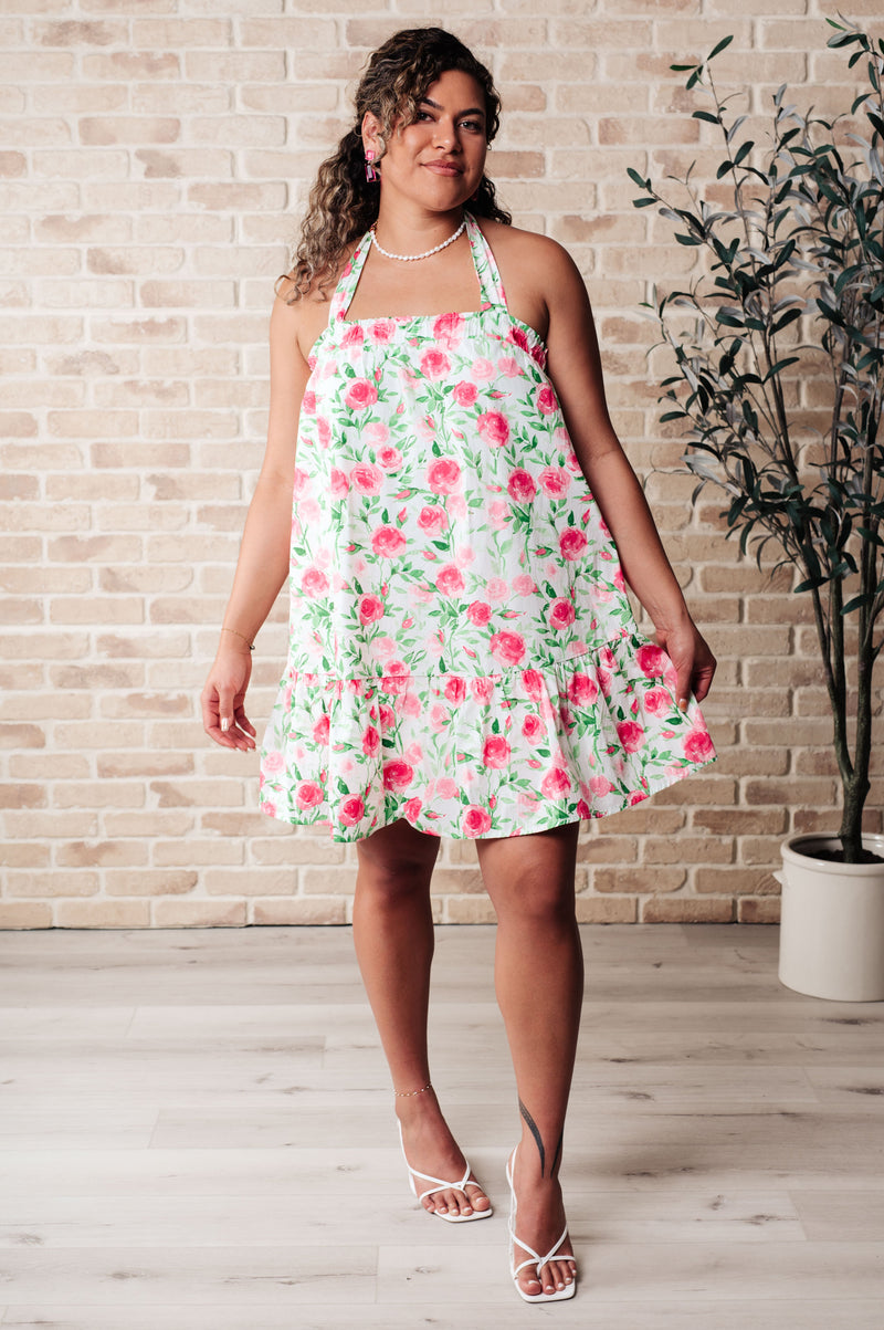 Hazel Blues® |  Soul Tied Floral Dress in Pink