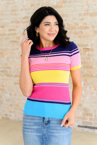 Hazel Blues® |  Sounds Great Striped Top