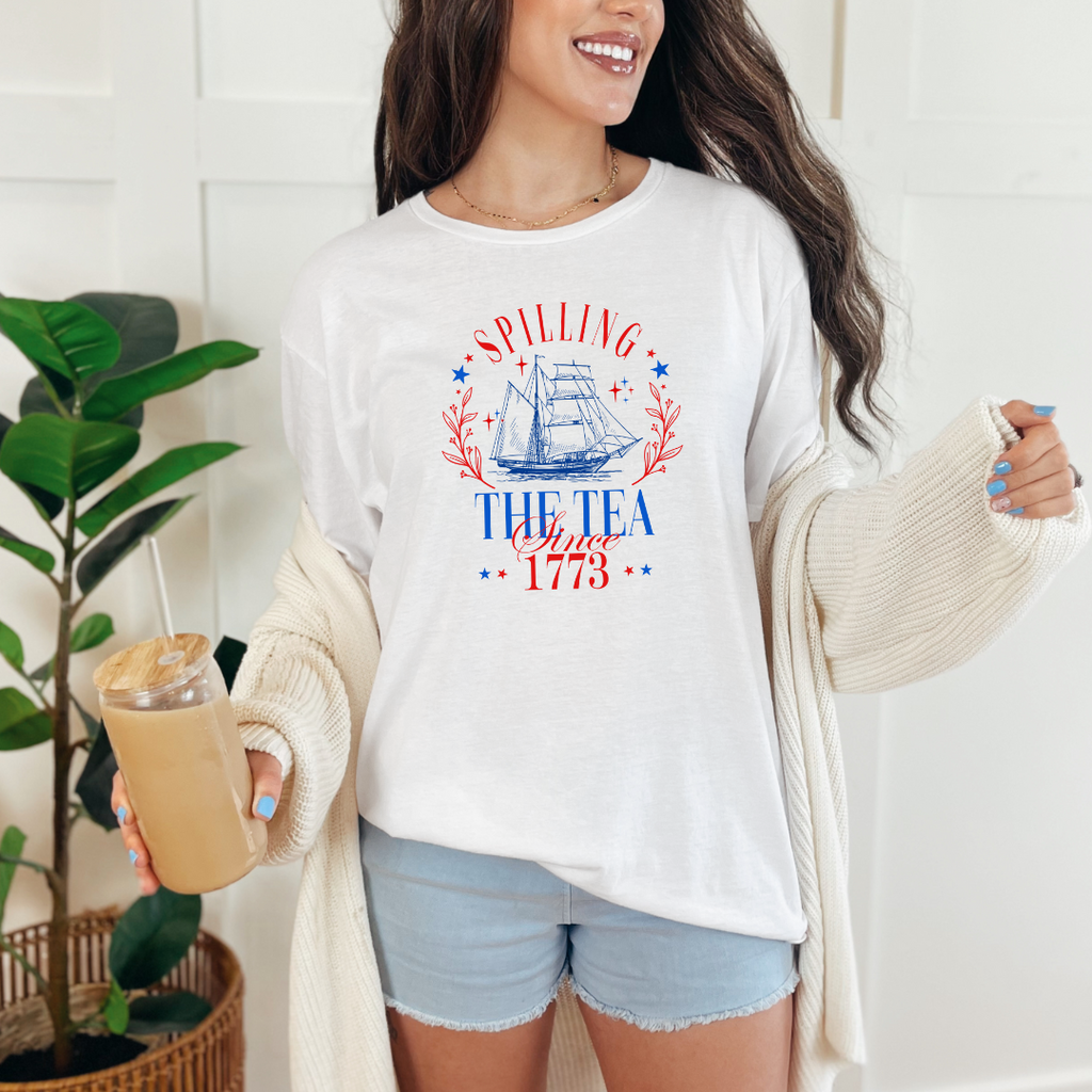 Hazel Blues® |  Spilling the Tea Since 1773 Graphic Tee