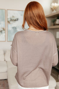 Hazel Blues® |  Spring In My Step V-Neck Pullover