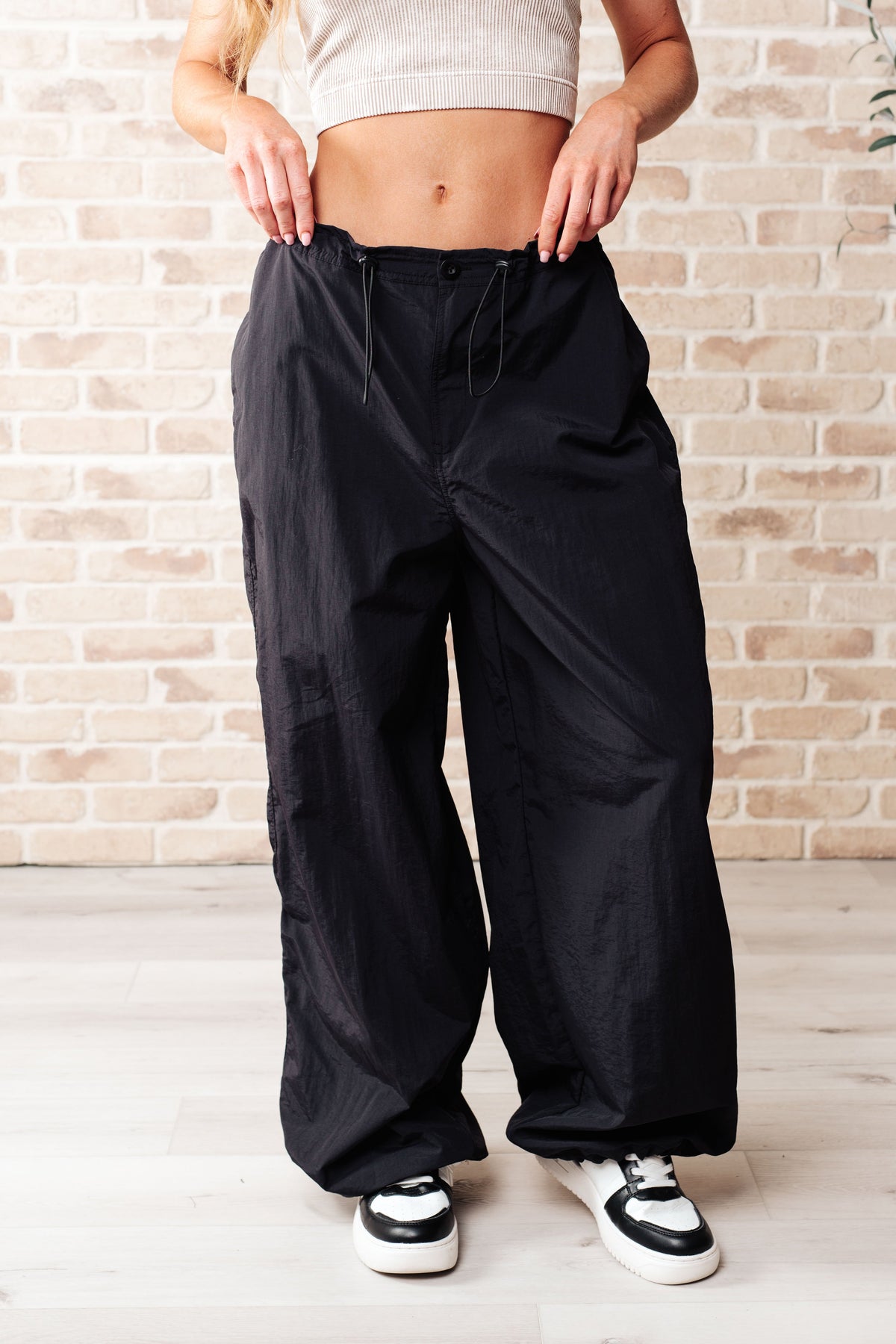 Hazel Blues® |  Step Up Joggers in Black