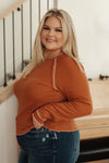 Hazel Blues® |  Stitch In Time Waffle Knit Top