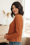 Hazel Blues® |  Stitch In Time Waffle Knit Top