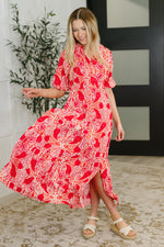 Hazel Blues® |  Strolling By Floral Maxi Dress