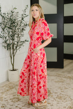 Hazel Blues® |  Strolling By Floral Maxi Dress