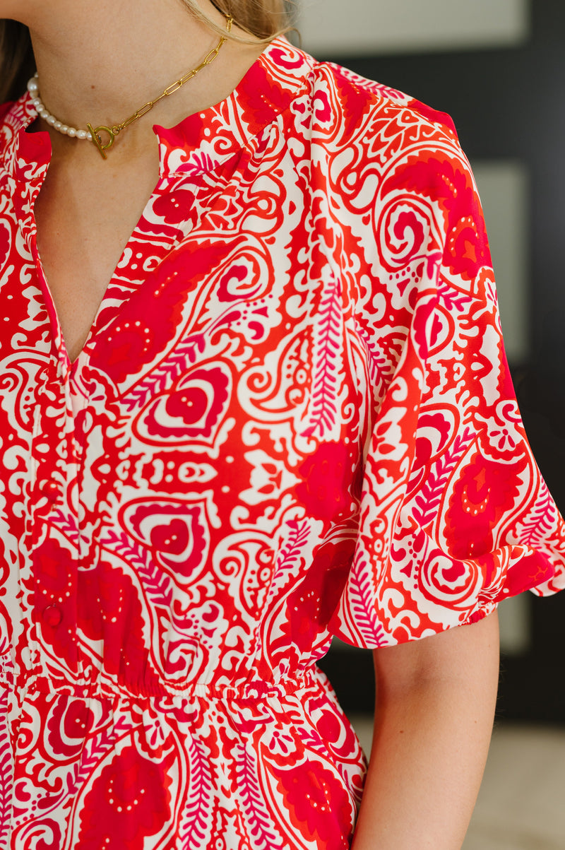 Hazel Blues® |  Strolling By Floral Maxi Dress