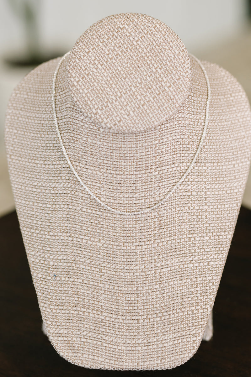 Hazel Blues® |  Subtle Sparkle Dainty Necklace