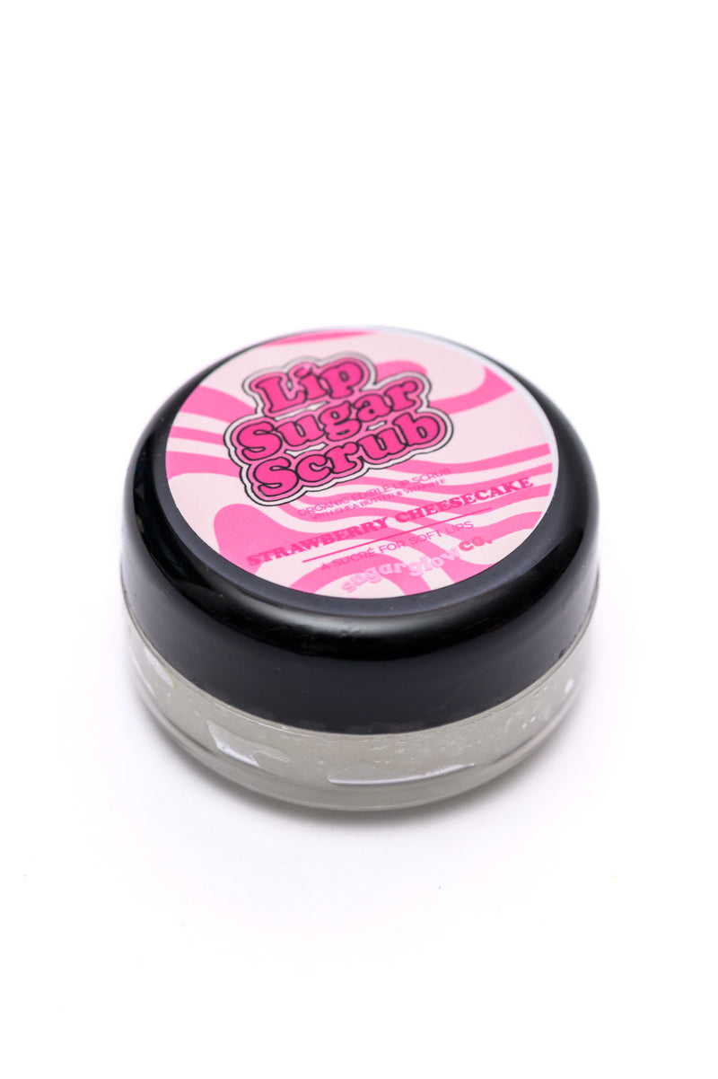 Hazel Blues® |  SugarGlow Co Sugar Lip Scrub Strawberry Cheesecake *Almost Perfect