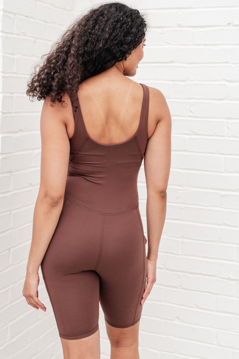 Hazel Blues® |  Sun Salutations Body Suit in Java