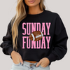 Hazel Blues® |  Sunday Funday Gameday in Black Sweatshirt