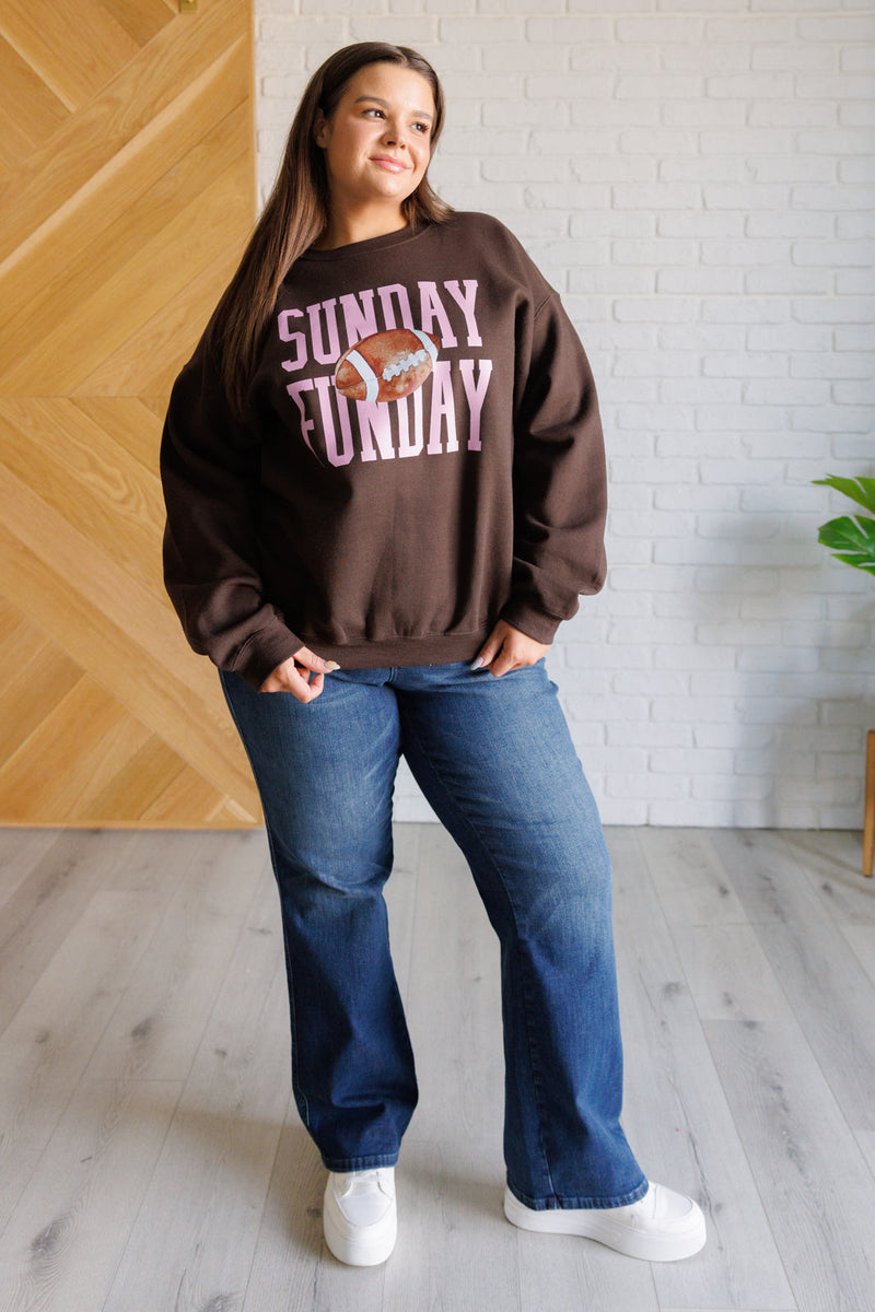 Hazel Blues® |  Sunday Funday Graphic Sweatshirt