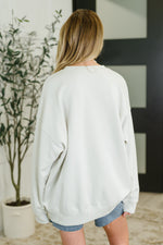 Hazel Blues® |  Sunday Snug Relaxed Pullover in Bone