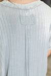 Hazel Blues® |  Sunday's Bestie Mineral Wash Top in Light Grey