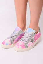 Hazel Blues® |  Supernova Sneakers in Pastel Tie Dye