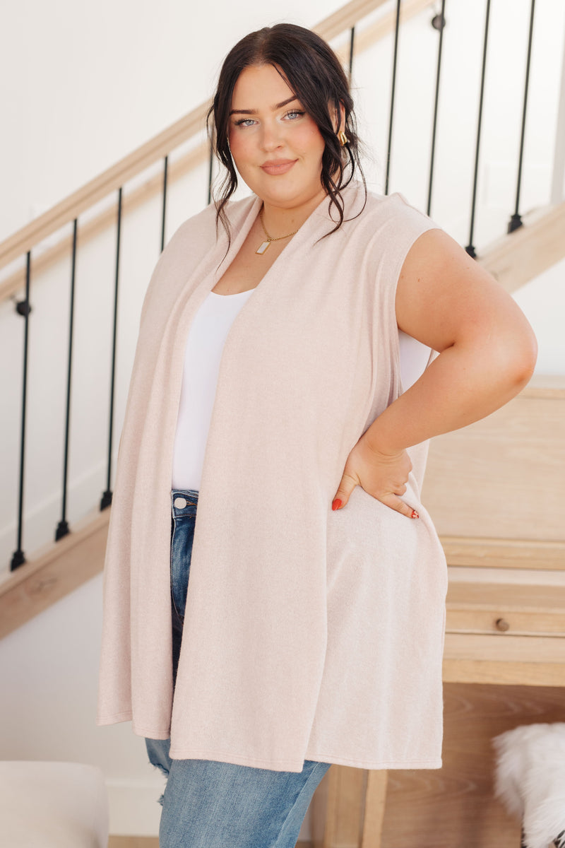 Hazel Blues® |  Surely a Win Sleeveless Cardigan