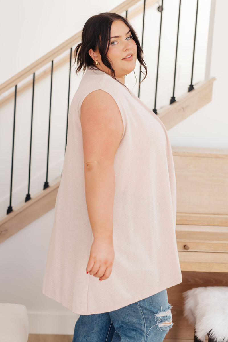 Hazel Blues® |  Surely a Win Sleeveless Cardigan