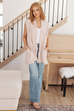 Hazel Blues® |  Surely a Win Sleeveless Cardigan