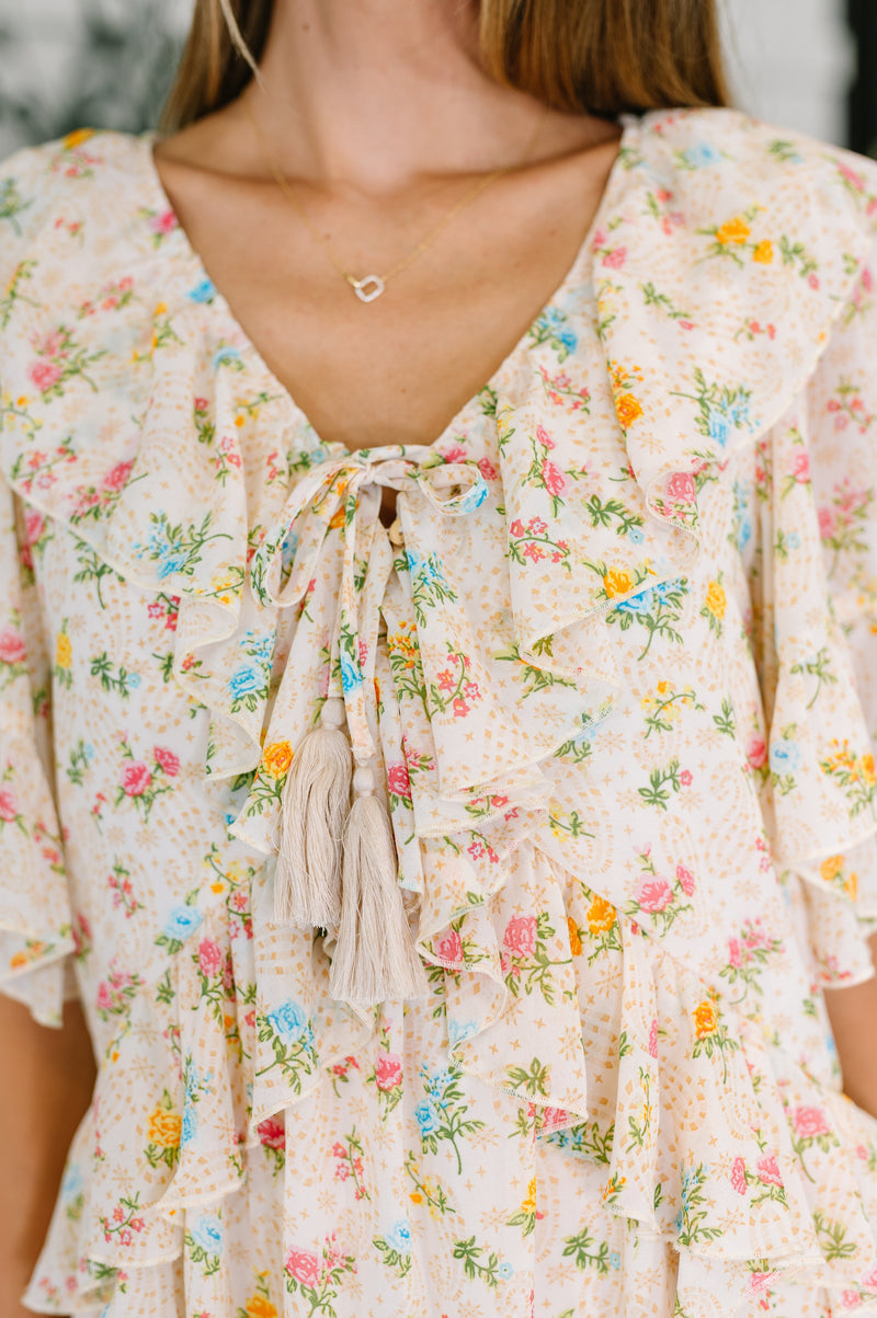 Hazel Blues® |  Sweet Escape Boho Floral Dress