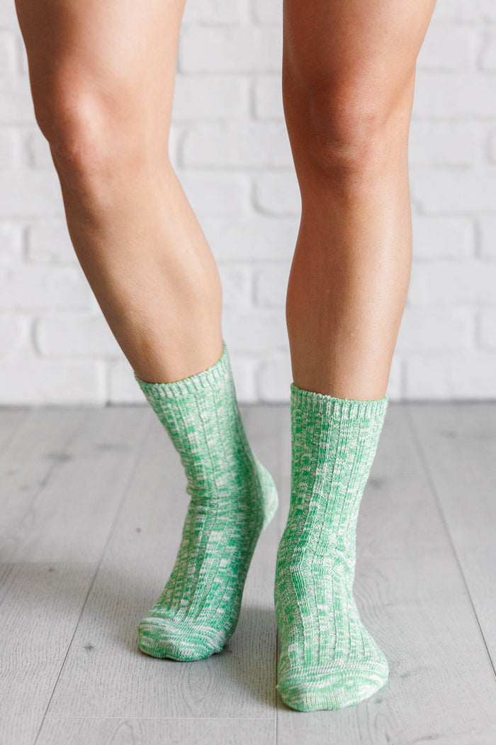 Hazel Blues® |  Sweet Heathered Scrunch Socks Set of 3 Pairs