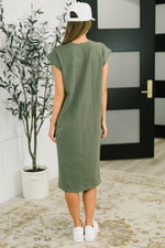 Hazel Blues® |  Sweet Like That Casual Dress in Light Olive