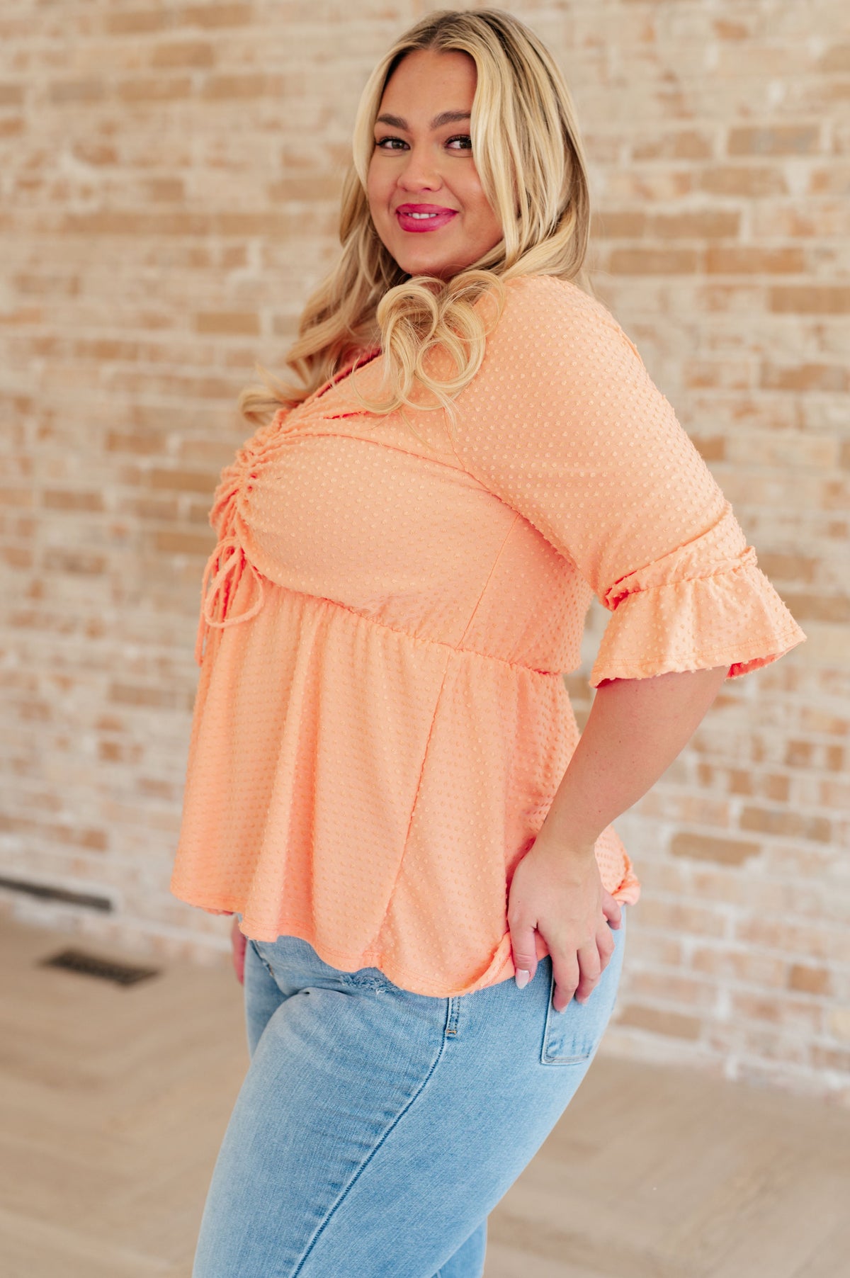 Hazel Blues® |  Sweet Sherbet Swiss Dot Top