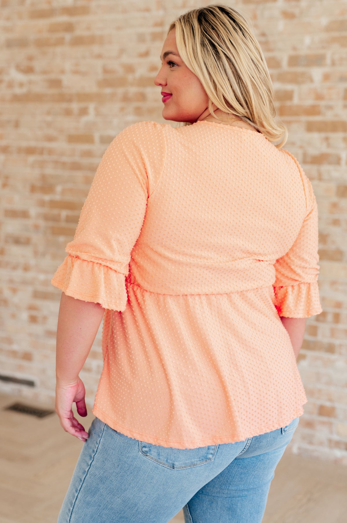 Hazel Blues® |  Sweet Sherbet Swiss Dot Top