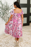 Hazel Blues® |  Sweetheart Club Square Neck Floral Dress