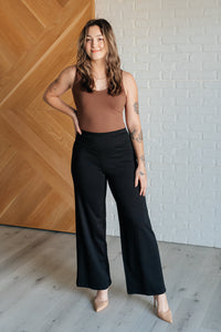 Hazel Blues® |  Magic Wide Leg Pants in Black