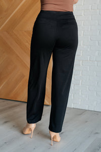 Hazel Blues® |  Magic Wide Leg Pants in Black