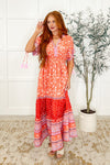 Hazel Blues® |  Do Me a Favor Boho Floral Maxi Dress