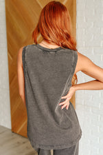 Hazel Blues® |  Taking It Easy Tank and Pants Set in Black
