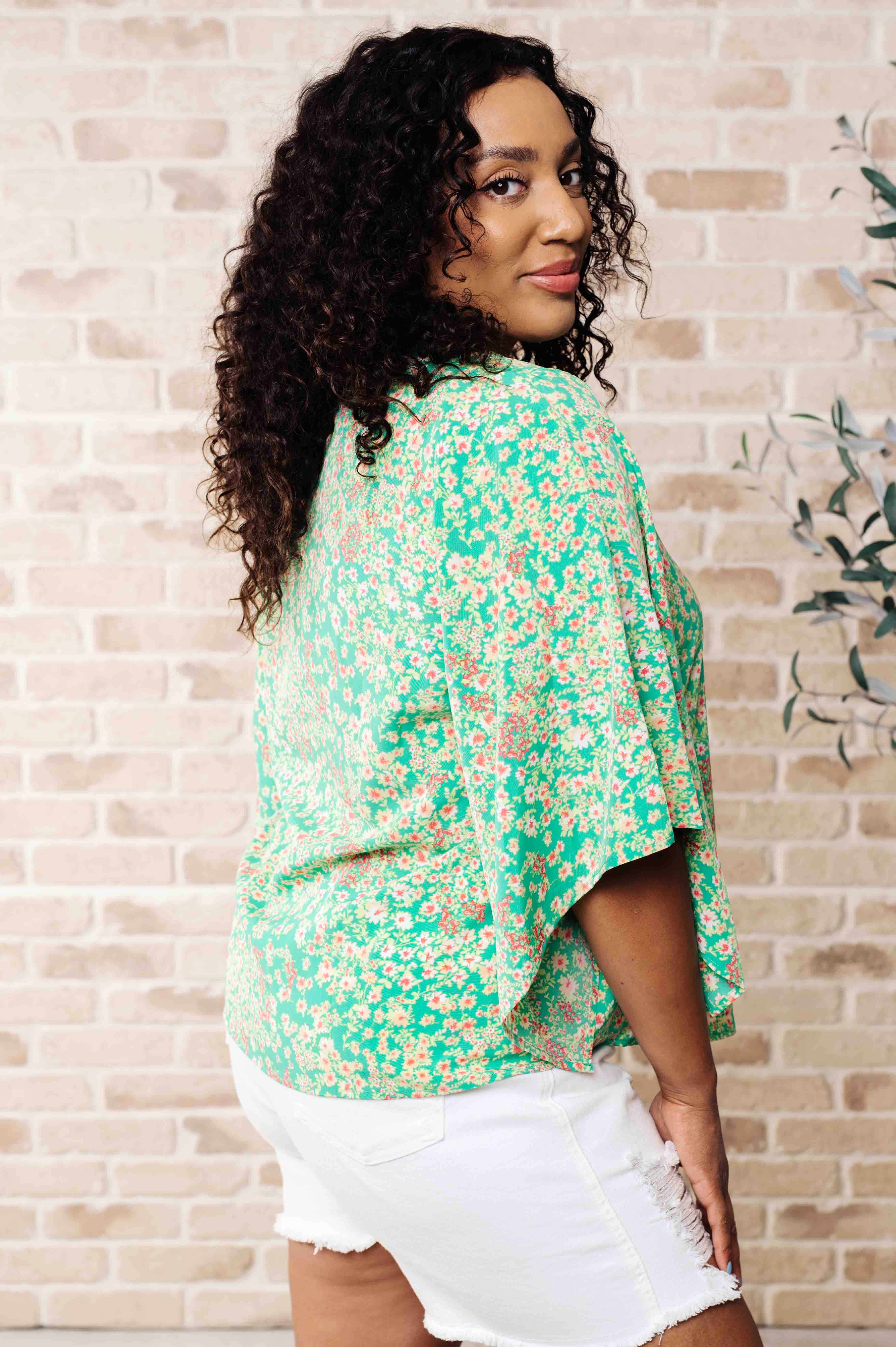 The Future's Open Wide V-Neck Batwing Top – Hazel Blues®