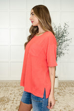 Hazel Blues® |  The Go-To Tee in Summer Coral