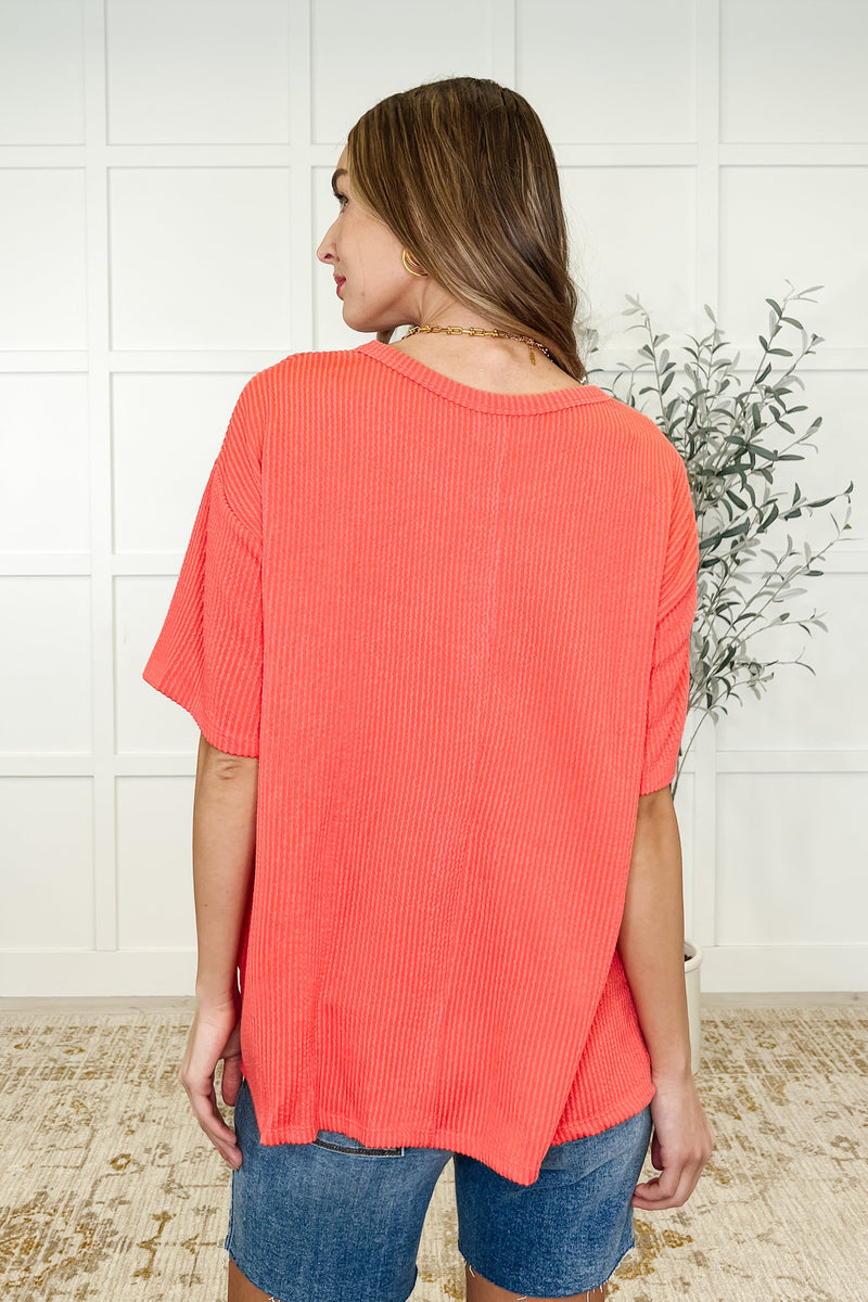 Hazel Blues® |  The Go-To Tee in Summer Coral