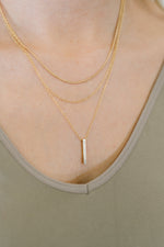 The Signature Set Layered Necklace Set in Gold