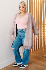 Hazel Blues® |  The Way It Was Cardigan in Mauve