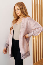 Hazel Blues® |  The Way It Was Cardigan in Mauve