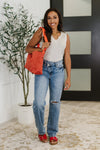 Hazel Blues® |  There She Goes Bag in Tomato