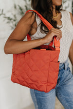 Hazel Blues® |  There She Goes Bag in Tomato