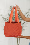 Hazel Blues® |  There She Goes Bag in Tomato